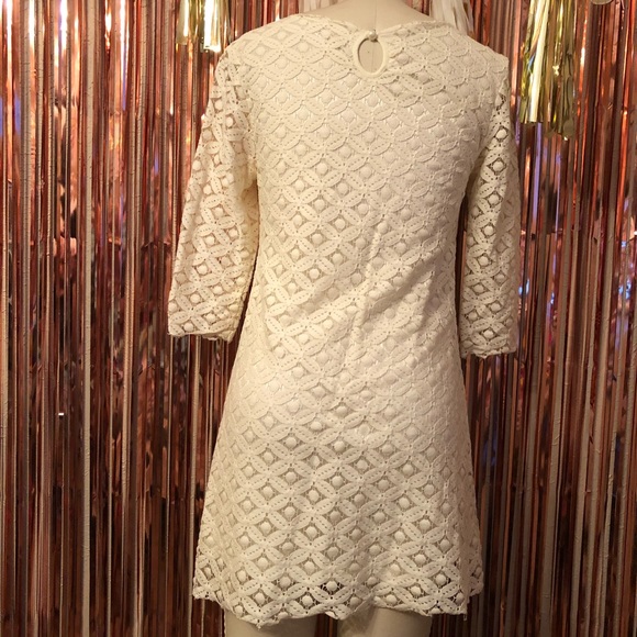 White Eyelet Dress - Picture 4 of 6